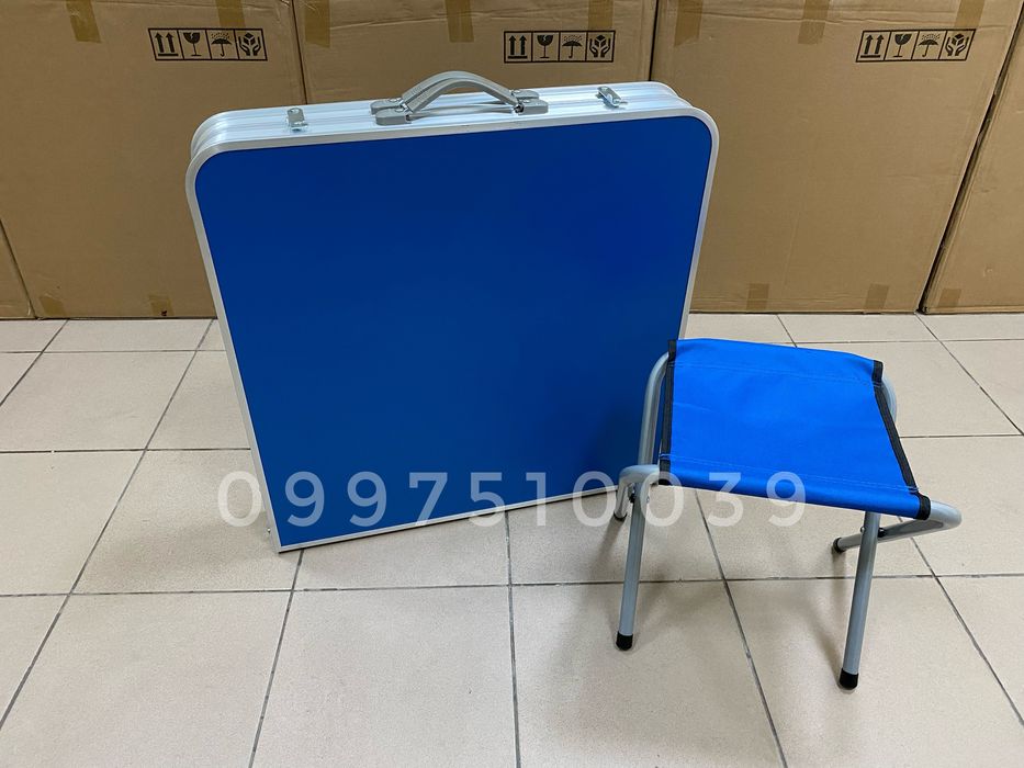 УСИЛЕННЫЙ стол для пикника + 4 стула. Раскладной столик для пікніка