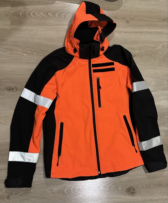 Kurtka ratownik - softshell fluo