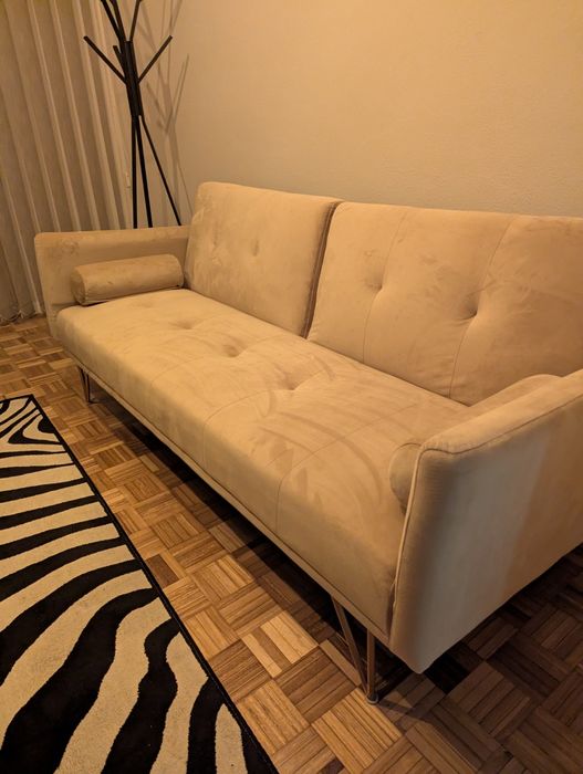 Sofa-cama, semi-novo
