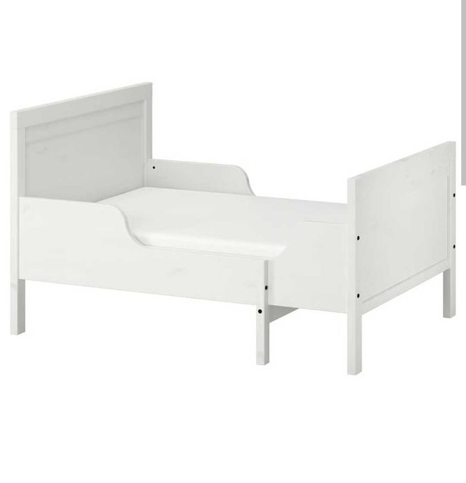 Cama IKEA Extensível com Estrado e Colchão
