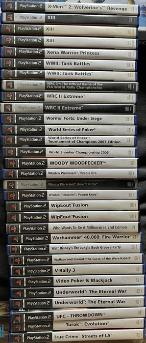 Gry na konsolę Playstation 2 PS2 Duży wybór