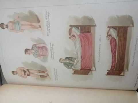 Stara książka medyczna Platen antyk 1901r