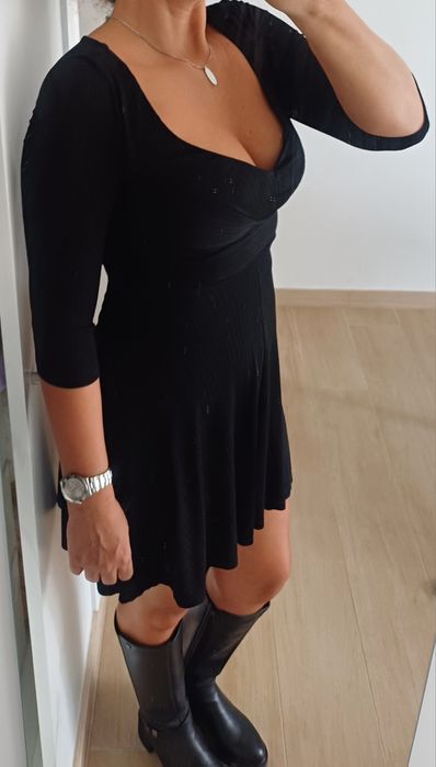 Vestido preto da bershka - M