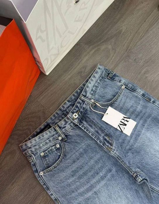 zara flared jeans светлые
