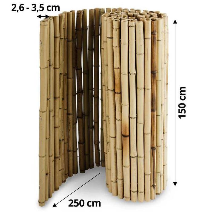 Ogrodzenie BAMBUS | Płot BAMBUSOWY