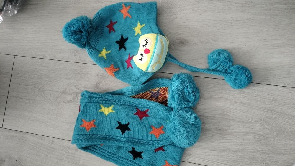 Komplet zimowy niebieski