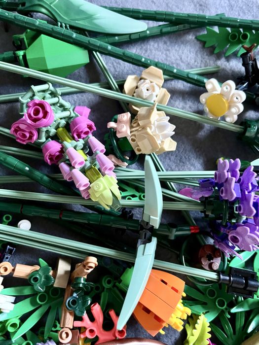 Rośliny Lego liść kwiatek roślinki miks mix