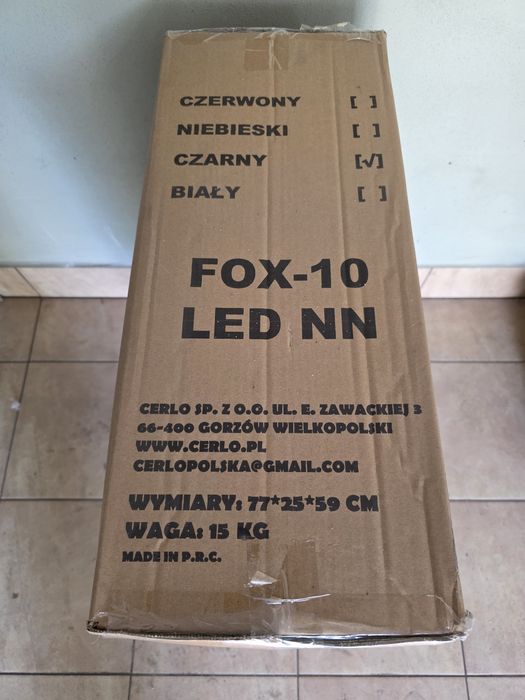 Fotel gamingowy LED Cerlo Fox - 10