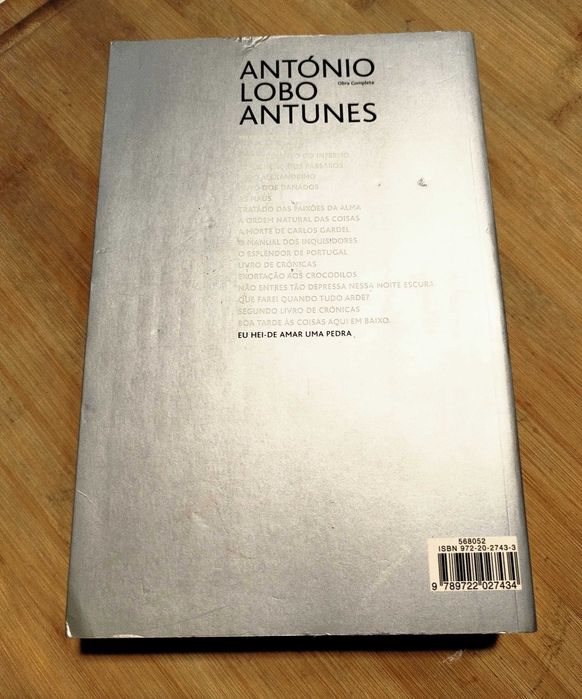 Eu Hei-de Amar uma Pedra de António Lobo Antunes