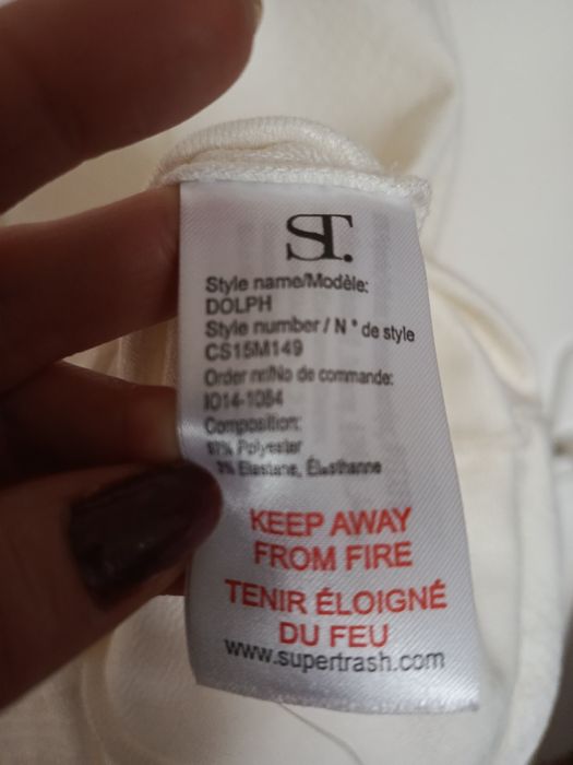 Sukienka ecru sukienka