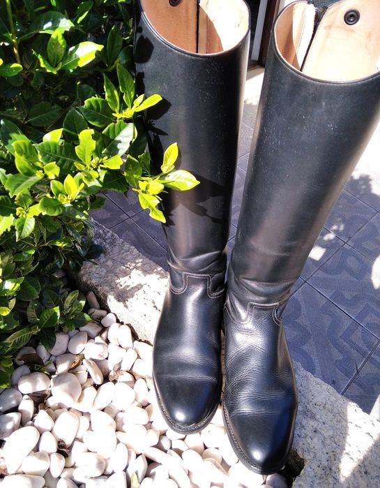 Botas Equitação El Estribo em pele preta