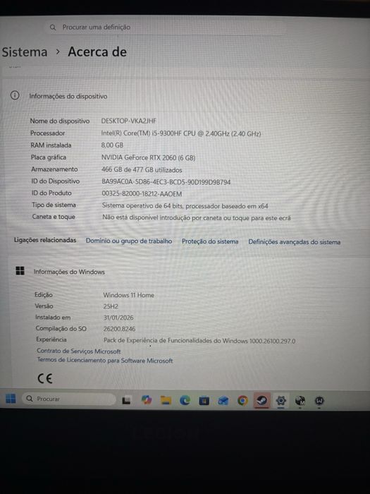 Portatil Lenovo Legion