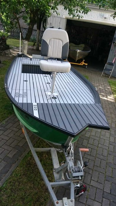 Łódź aluminiowa OMC Sea Nymph 14R, zmodyfikowana.