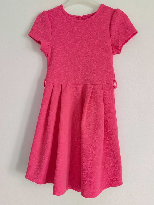 Pink Dress, Summer, Short Sleeve, for Girls, Size 116, Young Dimension