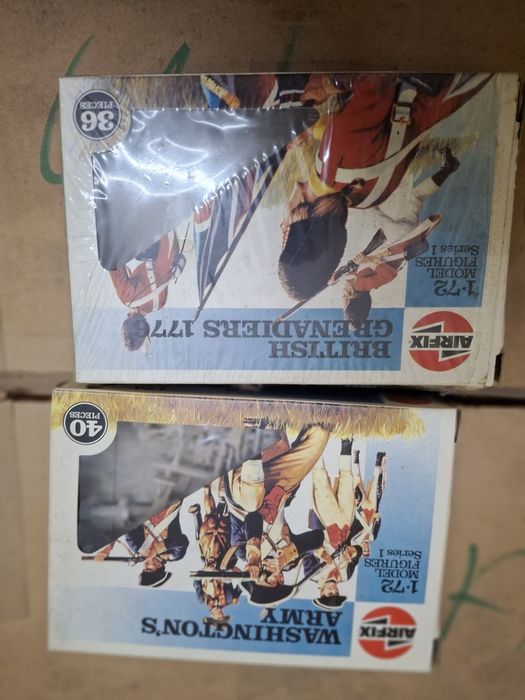 Airfix caixas novas 1 72 British grenadiers Washington s army