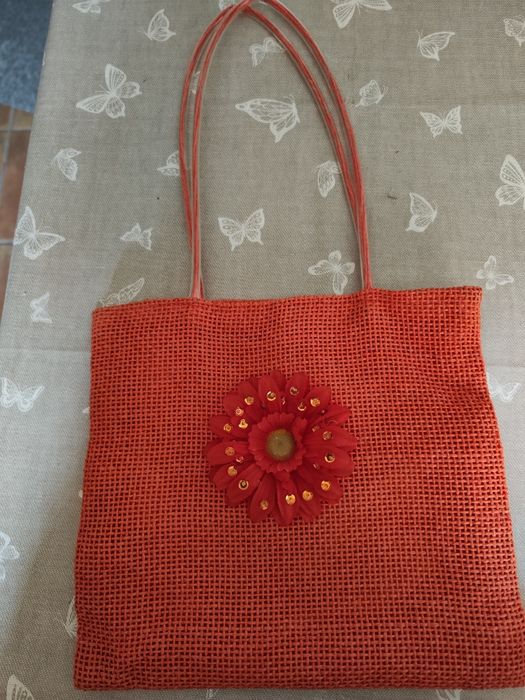Bolsa de senhora laranja