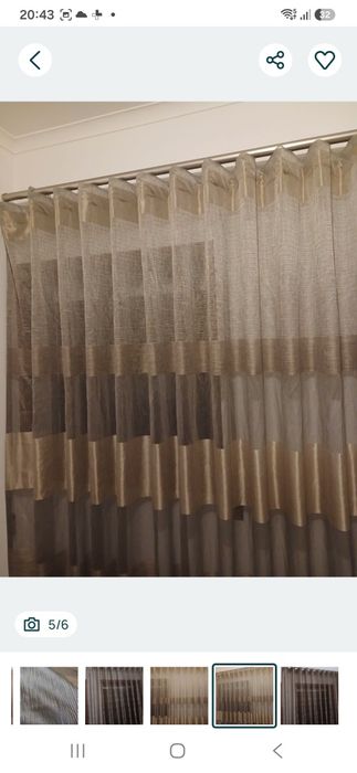 Cortinas onda com calha