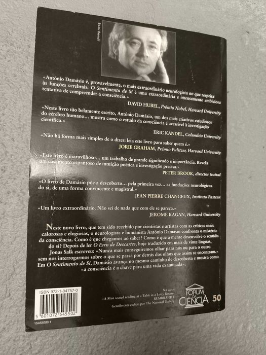 O Sentimento de Si — António Damásio (Europa-América)