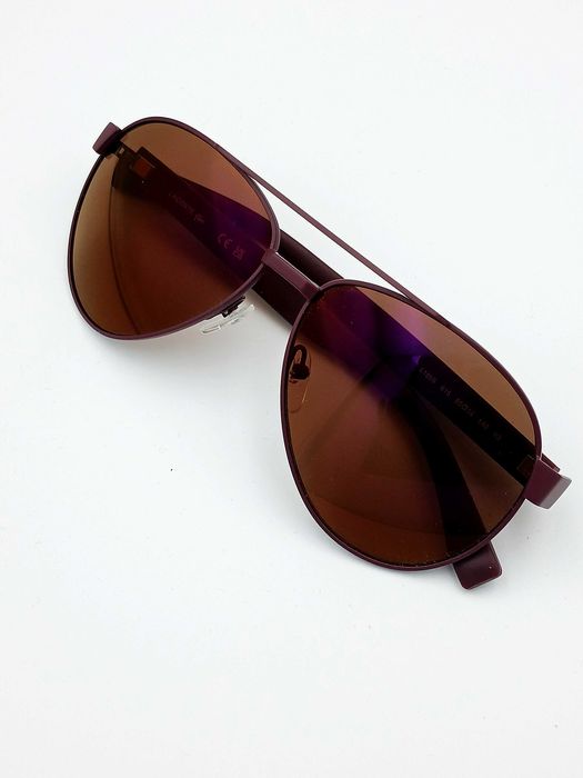 Okulary przeciwsłoneczne Lacoste L185S unisex styl Aviator unisex