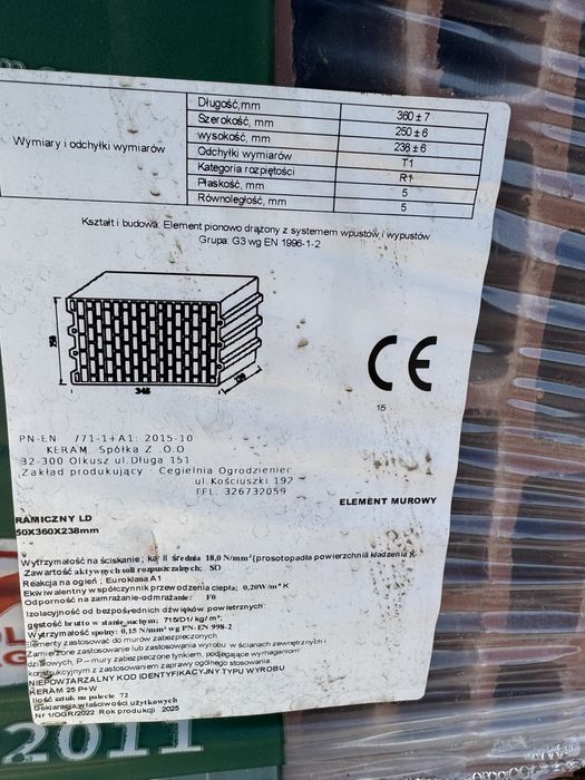 Pustak ceramiczny okazja 25 Promocja