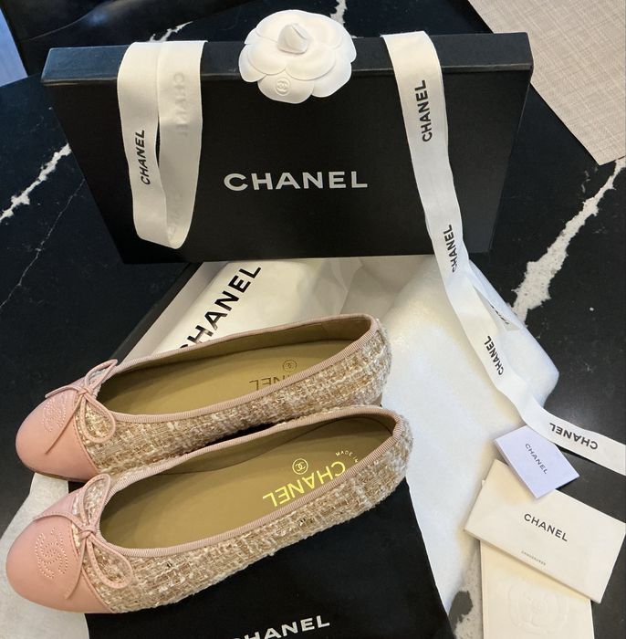 Chanel baleriny tweed