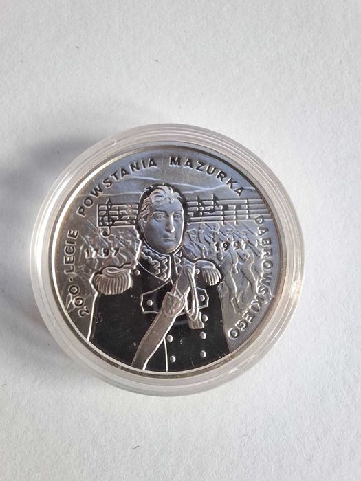 200-lecie powstania Mazurka Dąbrowskiego 10 zł moneta