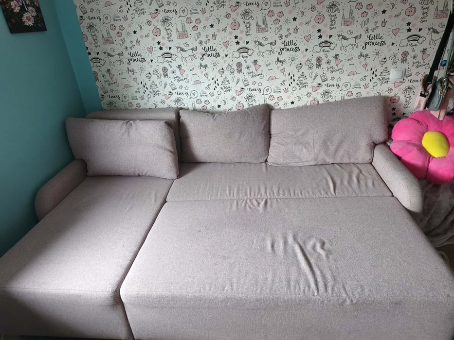 narożnik kanapa rozkładana ikea bastubo