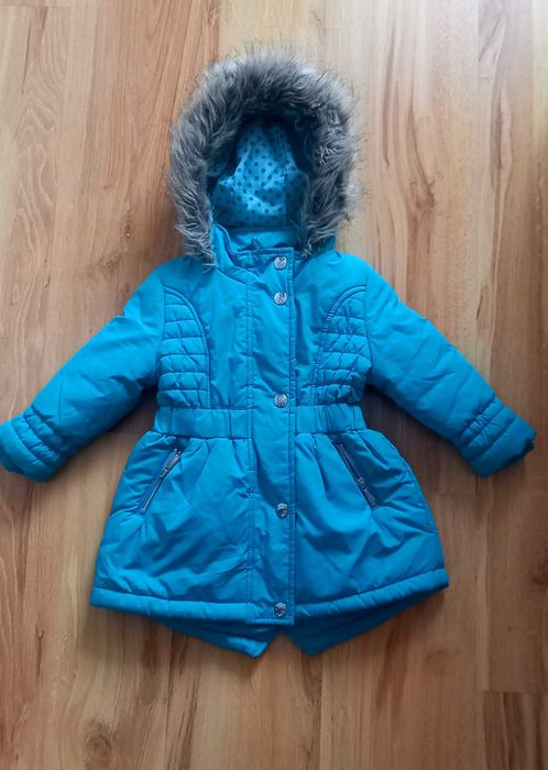 Kurteczka zimowa na dziewczynke 86-92