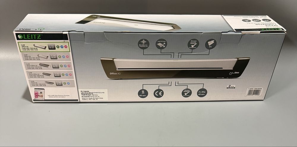 Laminator Leitz iLAM Office A3 (72530084) Nowy Polecam