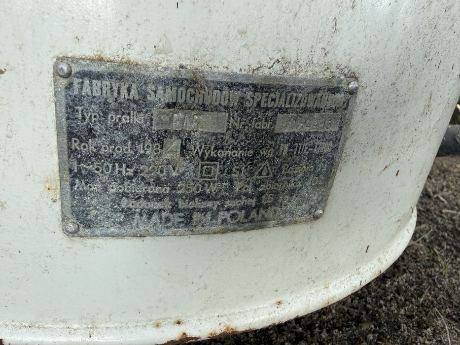 2 pralki Frania na chodzie antyk prl