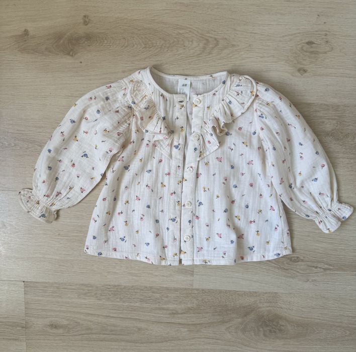 Блузка h&m, 92 см, 2 роки, бавовна