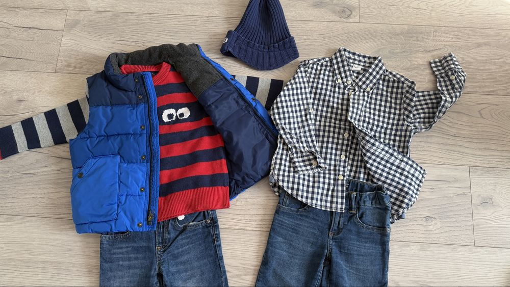 Речі для хлопчика 4-5 років, жилетка, джинси, светр Gap Zara Next