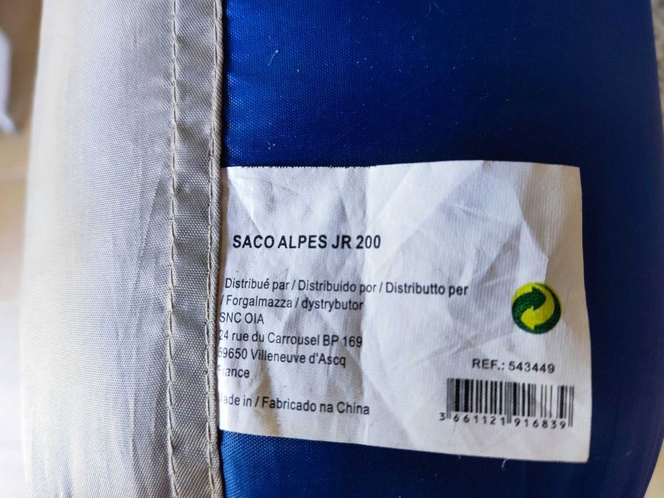 Saco cama de criança