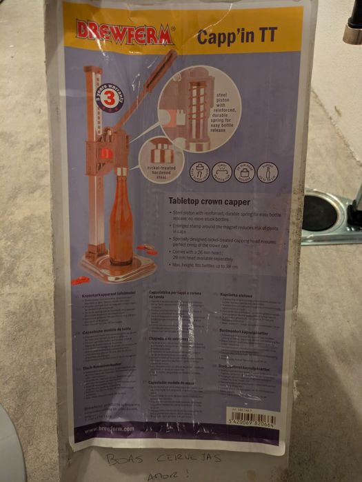 Cerveja Artesanal - Capaulador de bancada