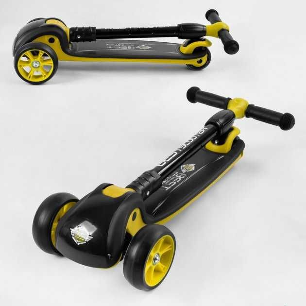 Самокат триколісний 84377 Best Scooter, складане алюмінієве кермо, 4цв