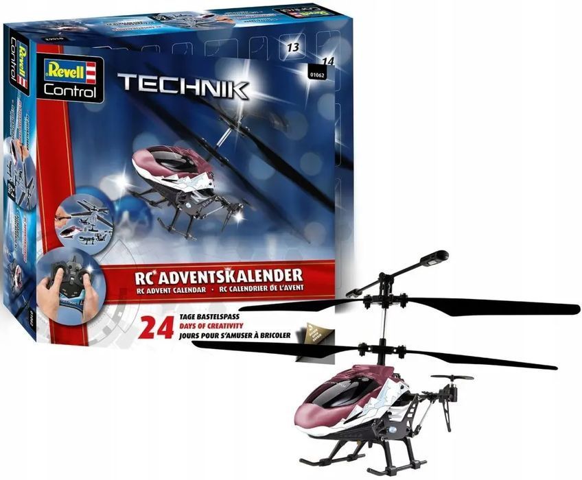REVELL Kalendarz adwentowy HELIKOPTER RC do składania 01062. Revell