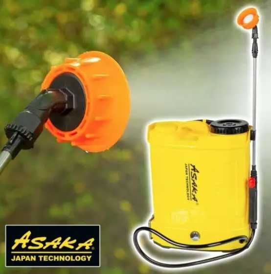 Акумуляторний оприскувач ранцевий ASAKA 12 л Садові обприскувачі