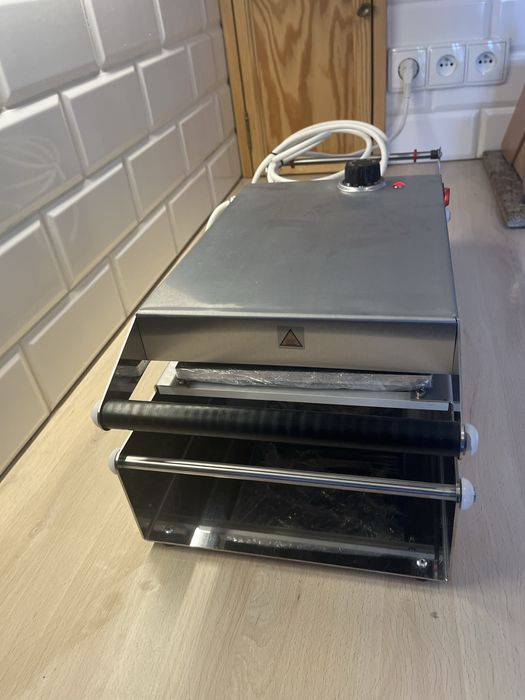 NOWA Zgrzewarka do tacek Tray Sealer Basic Technica Silver Line 227x178