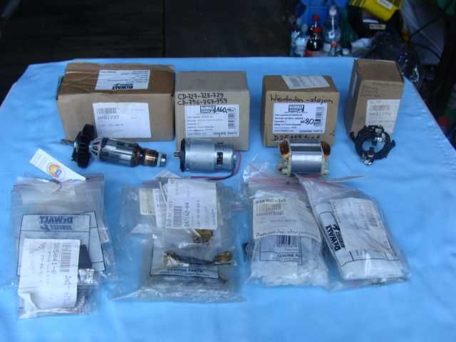 DeWALT - wirniki,stojany,szczotki