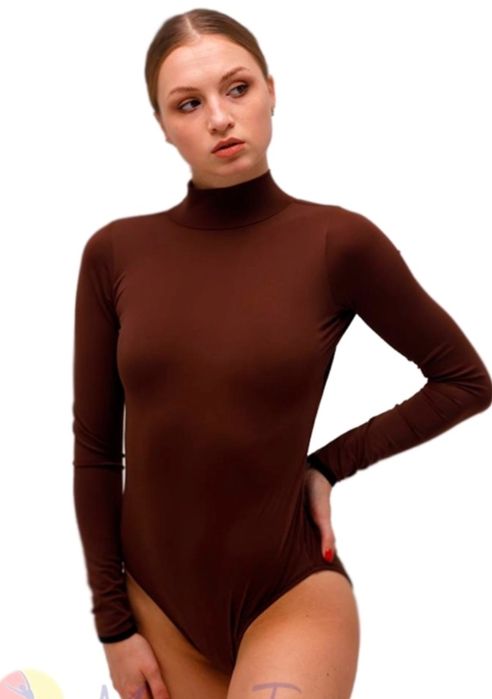 Боді жіноче коричневий
