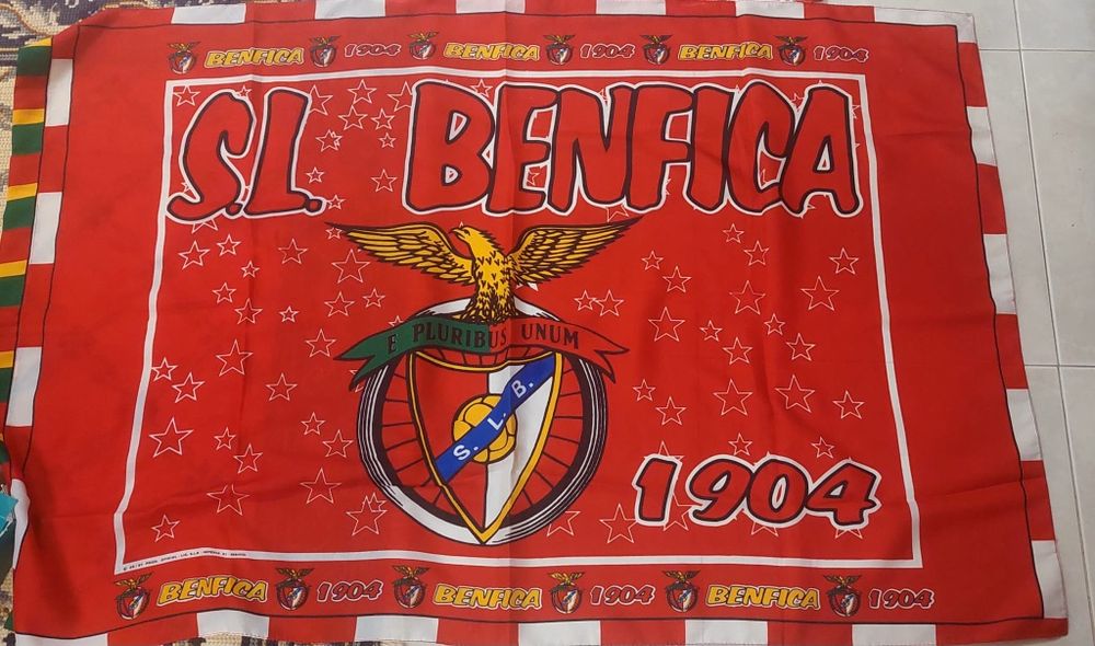 bandeira antiga do Benfica