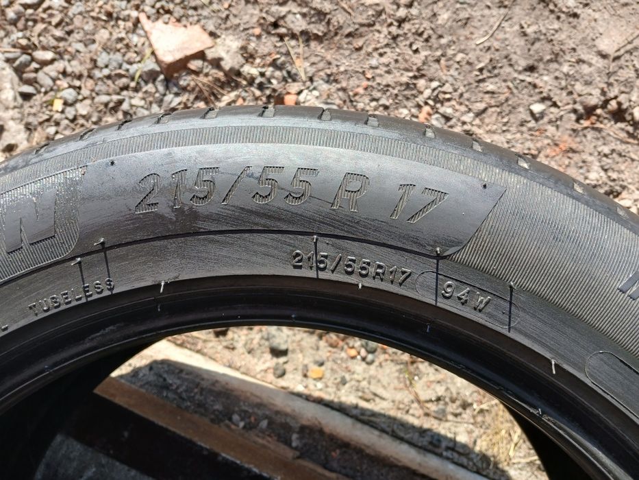 Резина 215 55 17 2021-20г Michelin primacy-4 50% цена за штуку