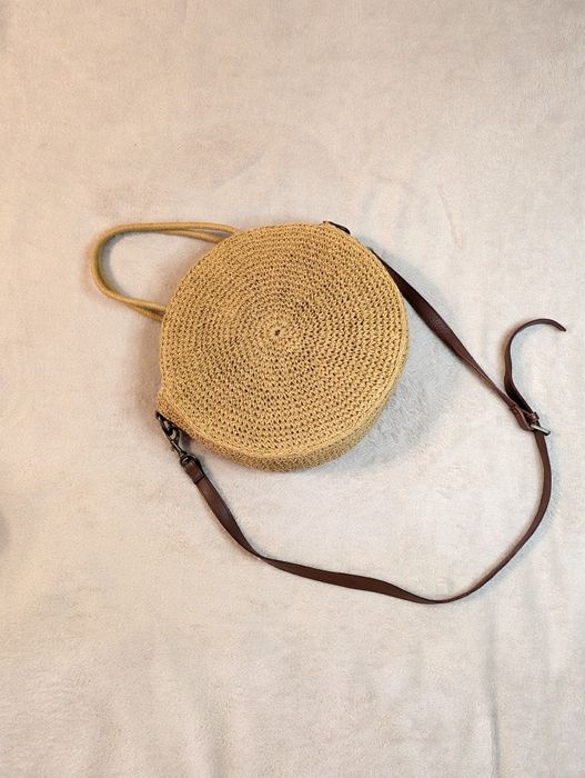 Сумка солом'яна made in italy 30*28см