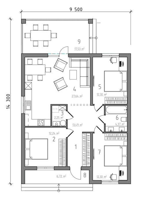 Продаж БУДИНОК від забудовника 7.5соток ГАЗ поруч з ЦЕНТРОМ