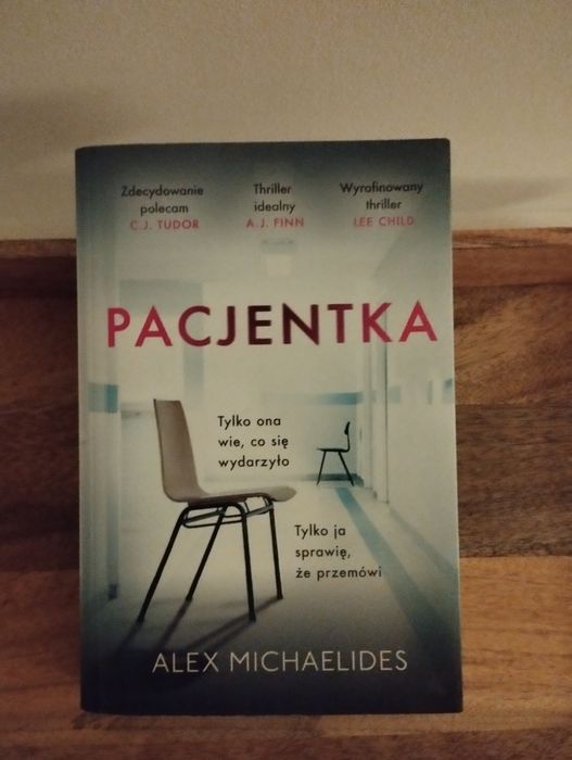 Książka Thriller Pacjentka-  Alex Michaelides