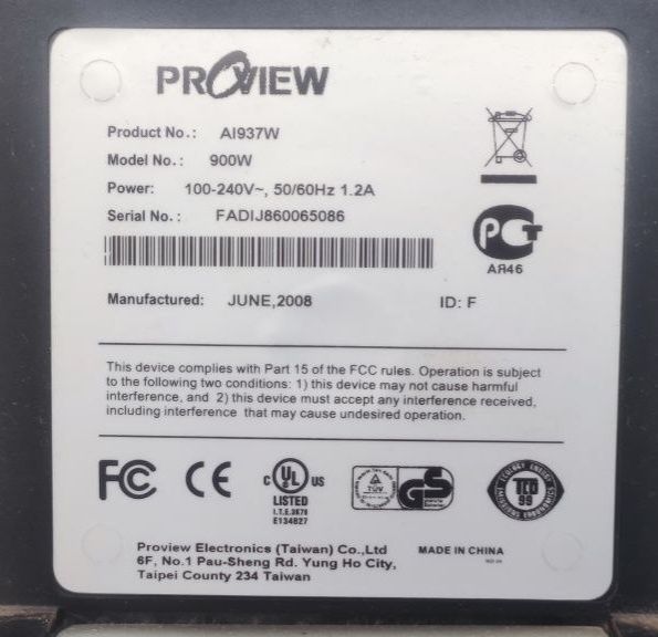 Монітор для ПК працюючий 19 дюймов