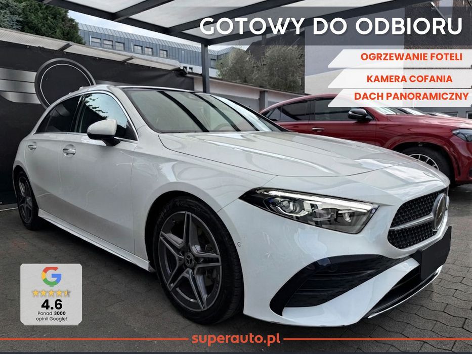 Mercedes-Benz Klasa A 220 4-Matic AMG Line  2.0 (190 KM)| Pakiet parkowania z kamerą 360°