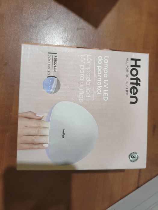 HOFFEN Mini lampa UV LED do paznokci 7 diod LED 162
