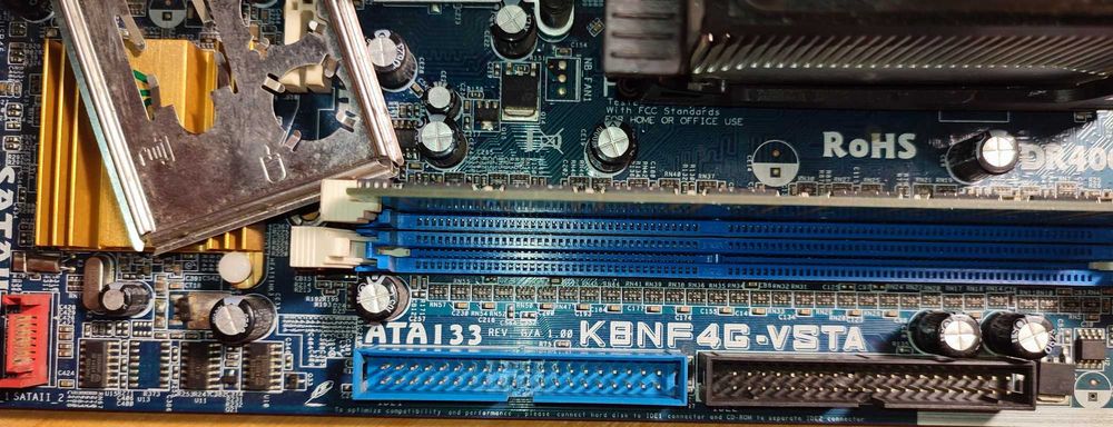 Asrock K8NF4G-VSTA+256 Mb DDR1+AMD Sempron 2800+PCI-USB 2.0 контроллер