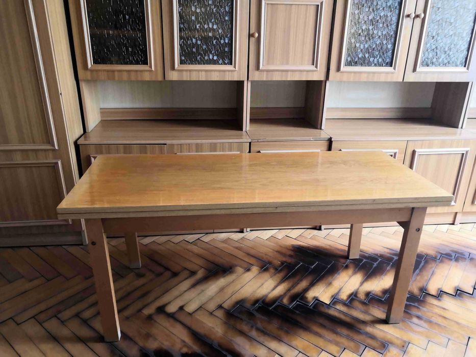 Ława rozkładana (stół) PRL.